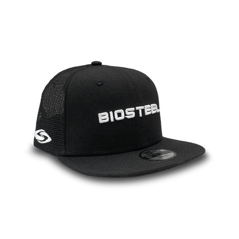 BioSteel New Era Youth Black Mesh Snapback